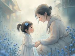 藍色小花