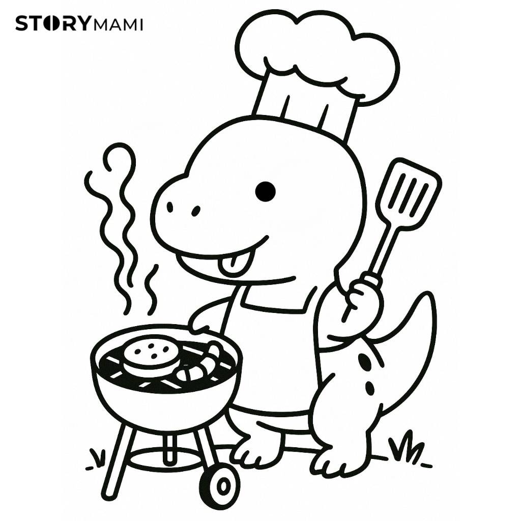 廚師恐龍烤肉