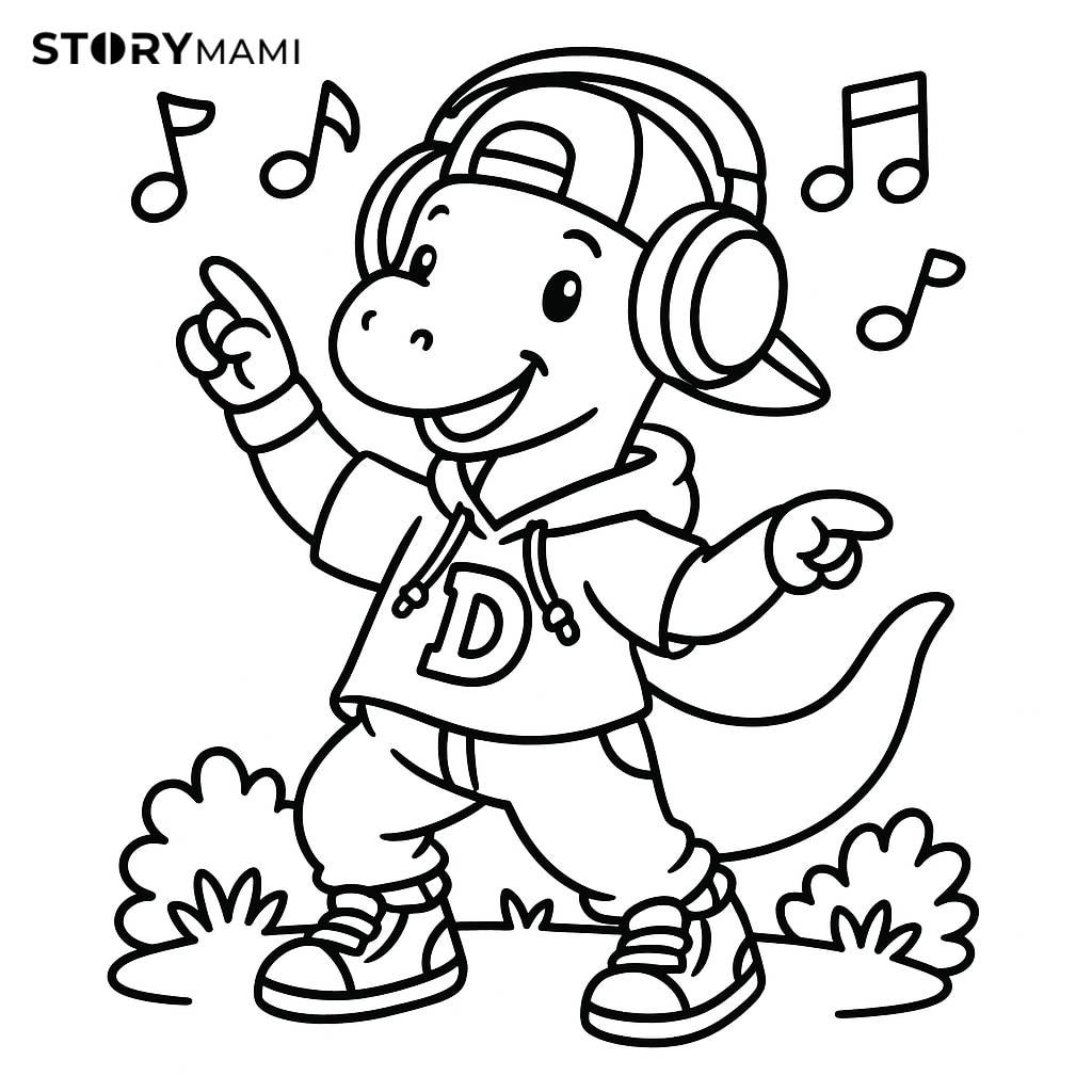 恐龍聽音樂
